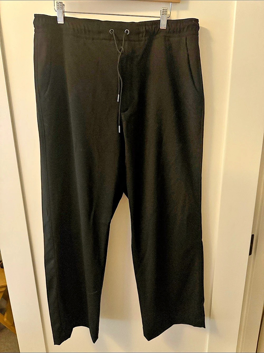 Reigning Champ Men's Black Nylon Joggers Size XL